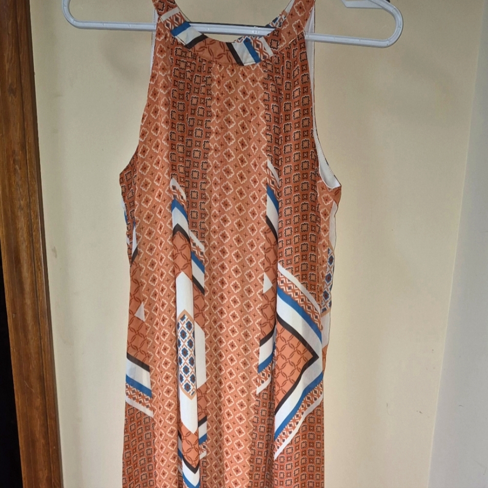 Womens Boho Maxi/Halter Dress